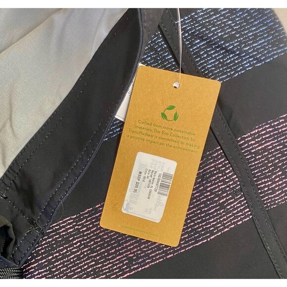 Travis Mathew Men's "Al Carbon" Boardshorts Black Swim Size 42 NWT $90 - Picture 6 of 8